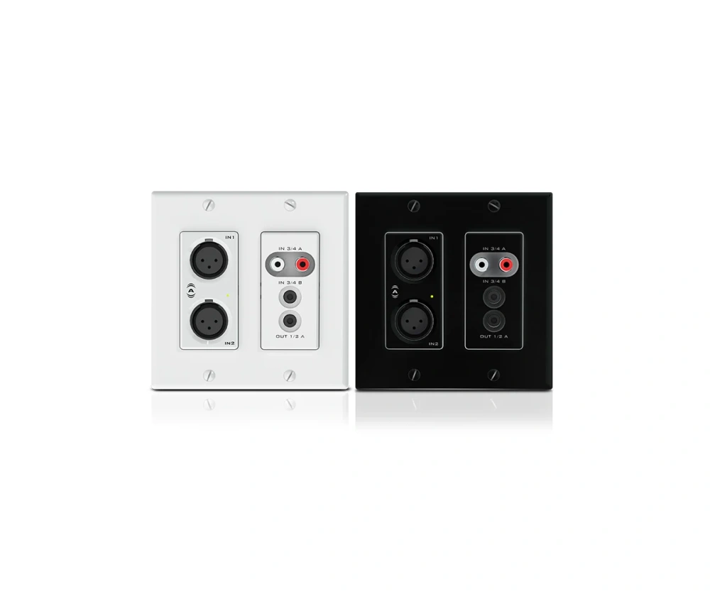 QSC unD6IO Audio Wall Plate